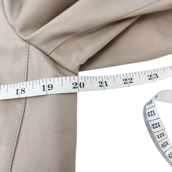 COACH Beige Cotton Jacket Medium Floral Lined Trench Coat - Picture 8 of 14